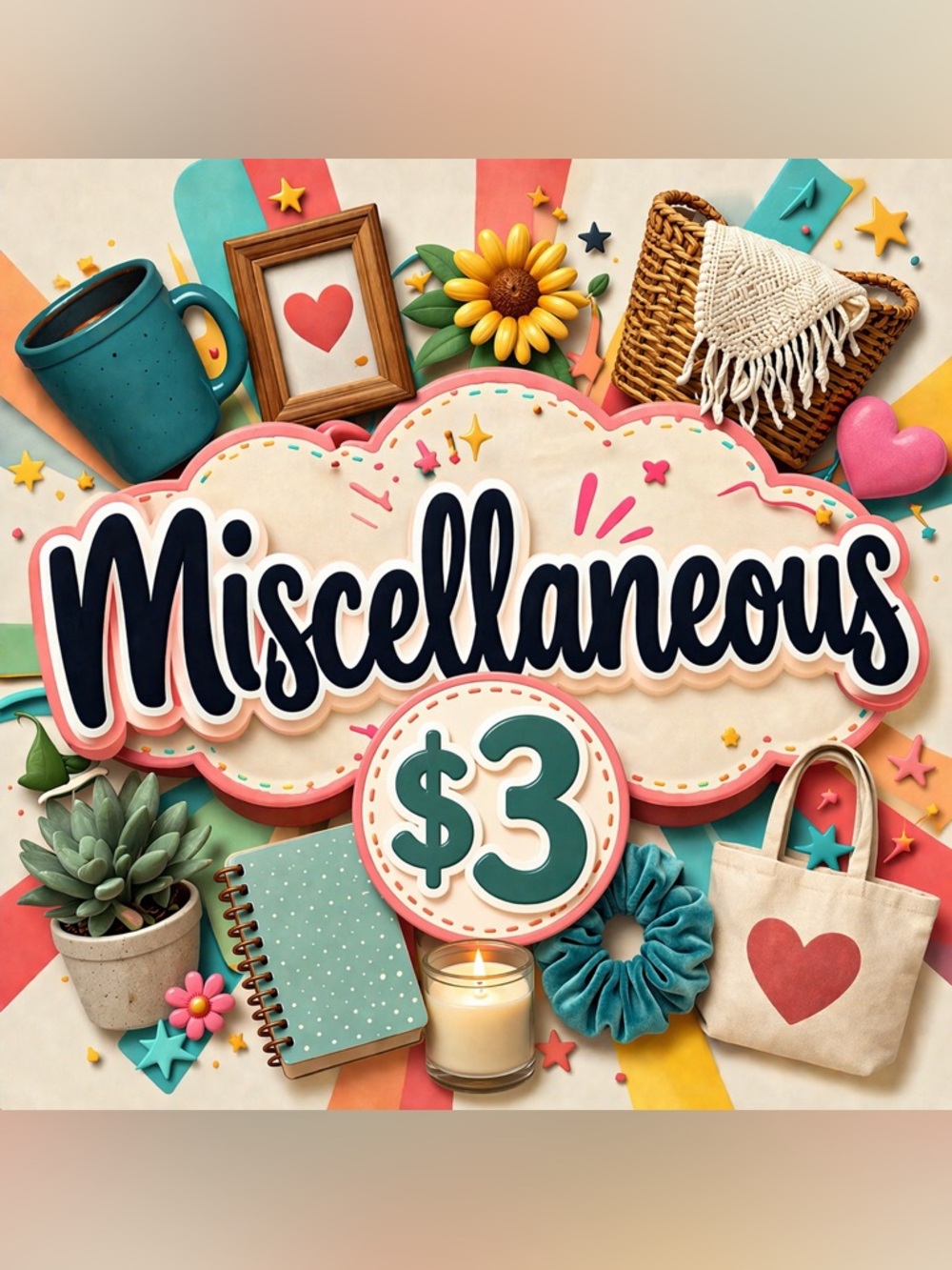 Miscellaneous $3 item